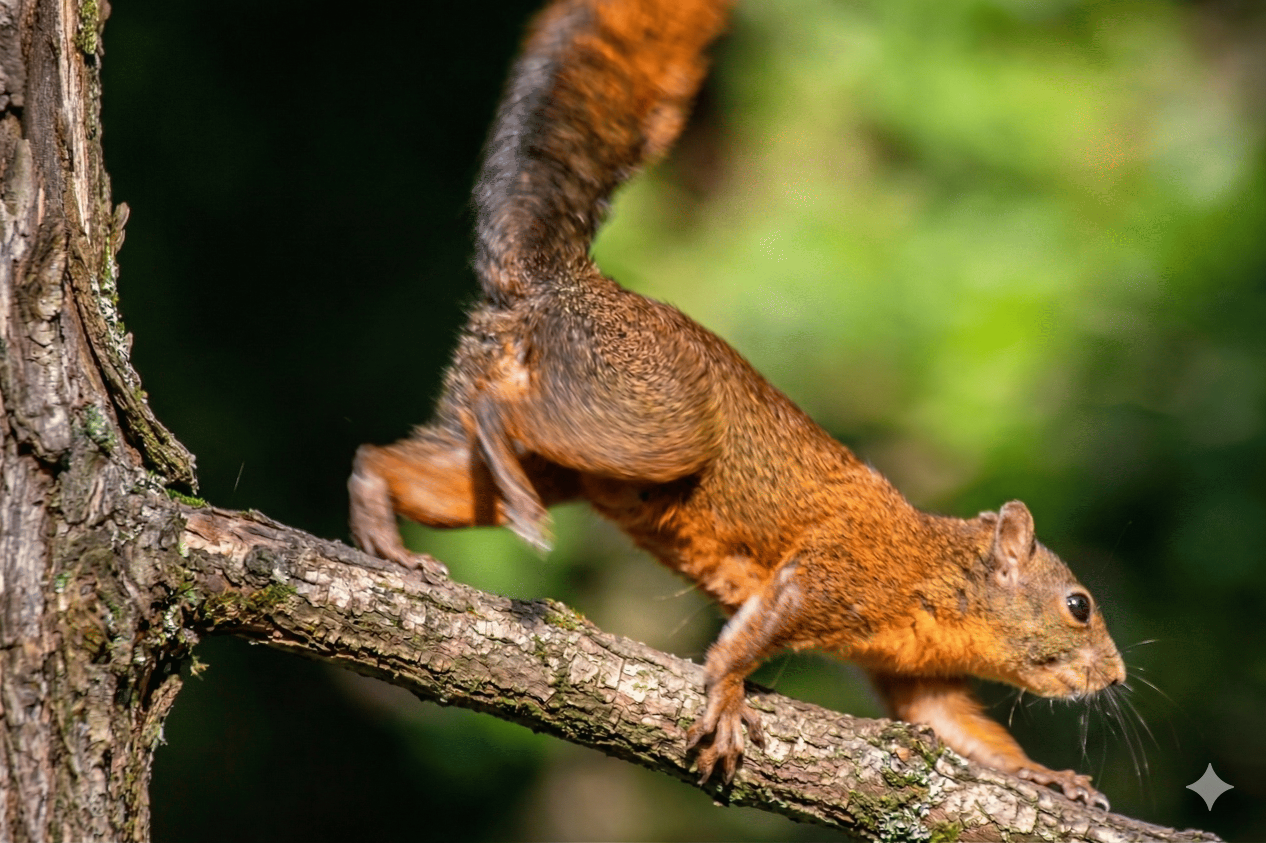 Ardilla colorada — Sciurus granatensis